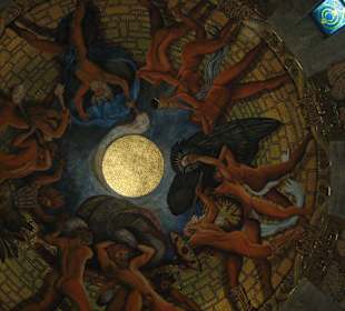 Deckenmalerei im Burschenschaftsdenkmal.