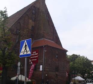 Wielki Młyn od strony kościoła