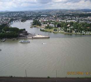 Ausblick aufs Deutsche Eck