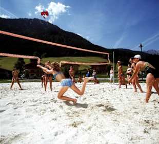 Volleyball spielen im Seepark St. Martin