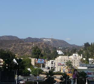 Blick auf das Hollywood Zeichen