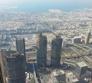 Auf dem höchsten Gebäude der Welt