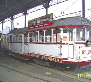 Historische Strassenbahn in Bendigo