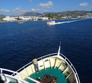 Einfahrt in den Hafen Bodrum