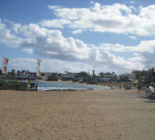 Ein schöner Novembertag am Strand von Corralejo