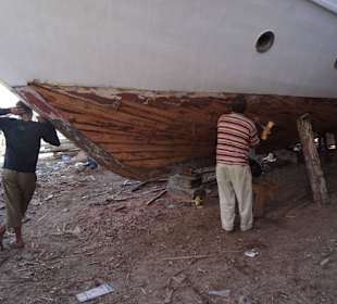 Hier wird neu abgedichtet