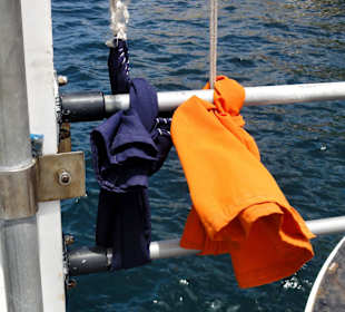 Die Fahnen haben gerade Pause