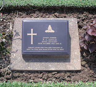 Grabstein eines Gefallenen