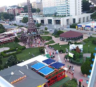 Ausblick von Attraktion-Rad