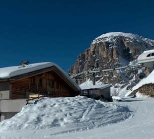 Col Pradat Hütte - Liftstation - Sassongher