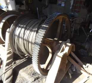 Winde zum rausziehen der Boote