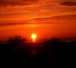 Ristinge/Langeland Sonnenuntergang