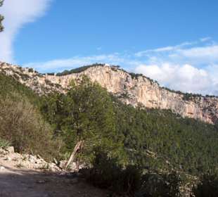 Auf dem Weg zum Castell