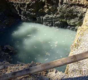 Der Staudamm selbst in voller Pracht