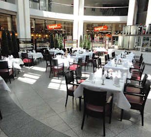 Blick auf den Restaurantbereich in der Gallerie