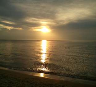 Sonnenuntergang am Strand
