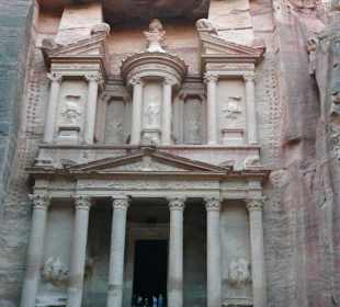 Stadthaus mit Kamele