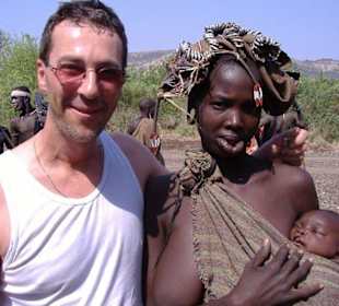 Mursi mit Kind