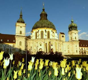 Die Basilika bei Sonnenuntergang