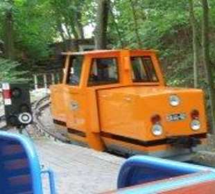 Die Parkeisenbahn beim Rangieren