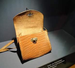 Alte Brottasche im Bäckereimuseum