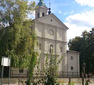 Kościół od ulicy 9 wieków