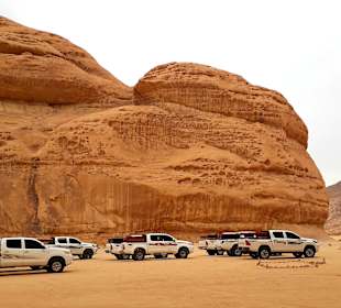 Wüstenlandschaft Wadi Rum