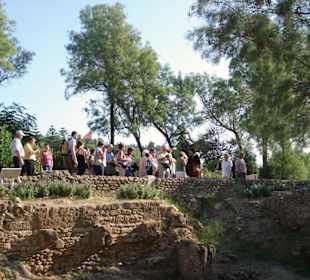 Beginn des Rundganges