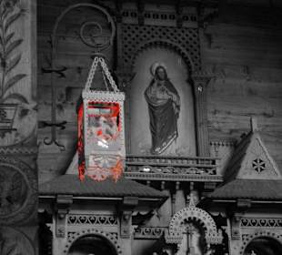 Wnętrze kościółka