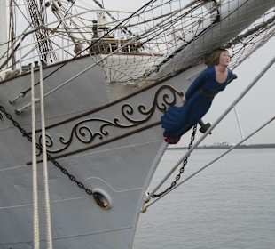 Gallionsfigur eines Großseglers