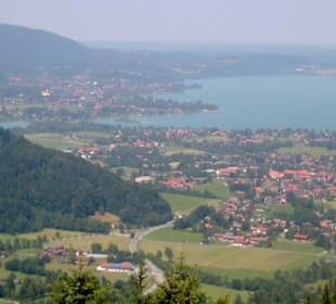 Blick vom Wallberg auf den Tegernsee