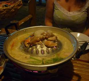 Oben grillen, aussen herum garen