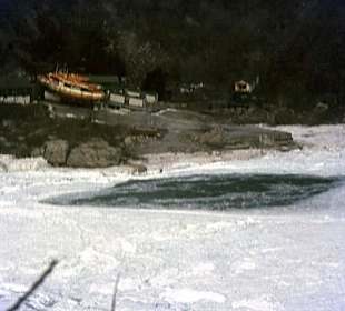 Die Niagara-Fälle im Winter