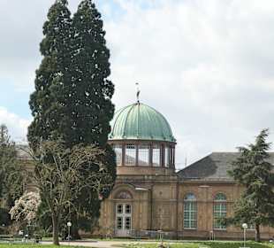 Das Gebäude der Orangerie in Karlsruhe