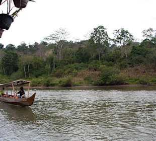 Rzeka otaczająca park