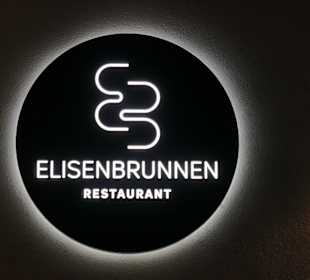 Absacker auf der Terrasse vom Rest. Elisenbrunnen