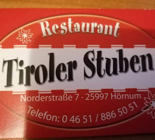 Visitenkarte Tiroler Stuben