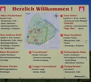 Willkommenstafel Neuwerk