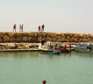 Am Hafen von Evrenseki Ende Mai