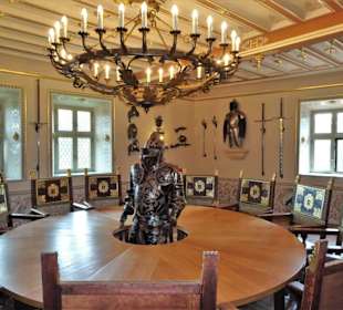 In den Sälen der Burg Rabenstein