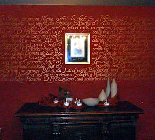 Pfalzlied an der Wand