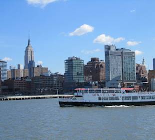 Manhattan Skyline vom Circle Line Boot