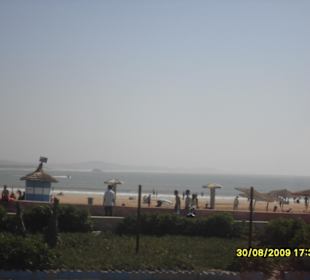 Plaża, ocean, miasto