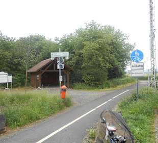 Auf dem Radweg