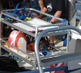 Auf dem Tauchboot / Sandals Dive Spezial