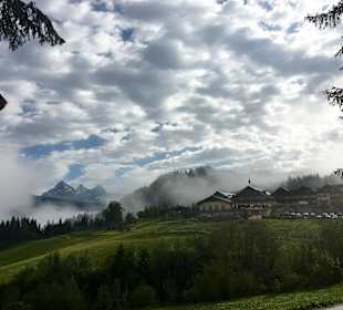 Beim morgendlichen Spaziergang