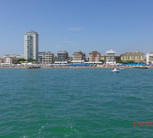 Blick auf Lido di Jesolo