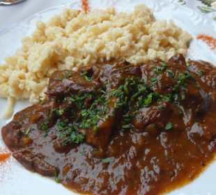 Abendessen im Gasthaus Bier Adam in Berchtesgaden