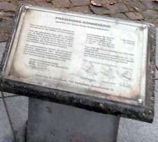 Präzisions Sonnenuhr in Kaiserslautern