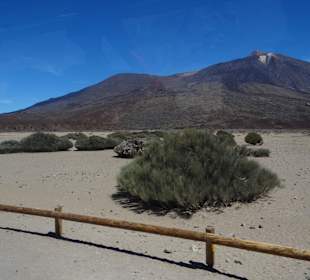 Im Krater des "alten" Vulkans Teide